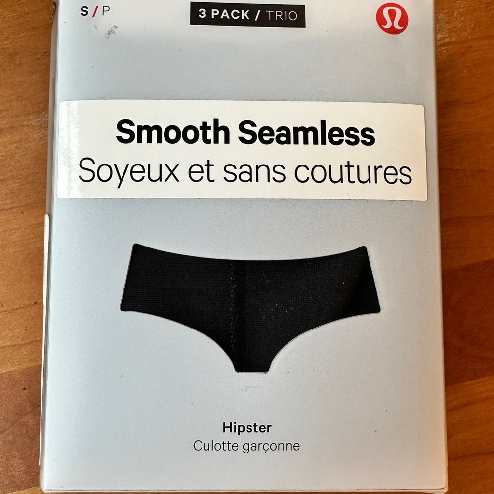 Lululemon Smooth Seamless Hipster 3 pack S small